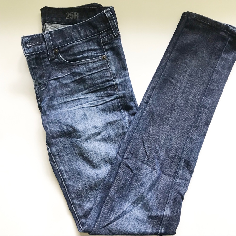 J.Crew Dark Indigo Blue Toothpick Denim Jeans